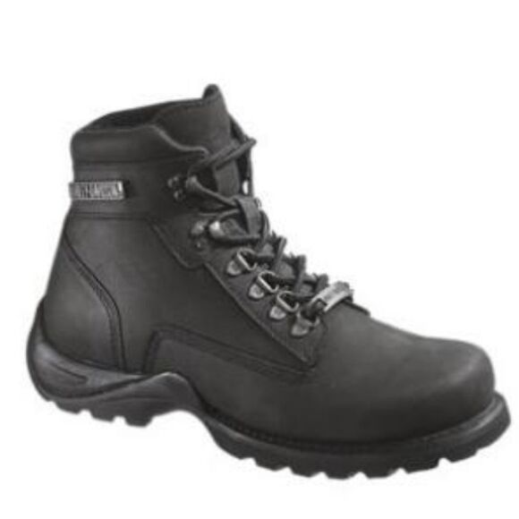 Harley-Davidson Men\'s Virgo Black Leather Motorcycle Riding Boots, Sz 9 main image 6